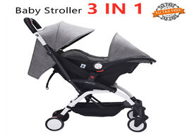 Foto van Baby peuter benodigdheden yoya stroller ultra light folding prams newborn basket type safety seat 3 
