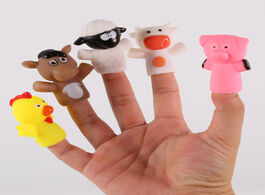 Foto van Speelgoed simulation animal finger toy baby doll educational mini toys for girls birthday gifts soft
