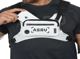 Foto van Tassen fashion chest rig bag for men waist hip hop streetwear functional tactical mobile phone bags 