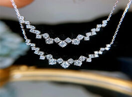 Foto van Sieraden fashion korean jewelry 925 sterling silver necklaces shining zircon short chain charm choke