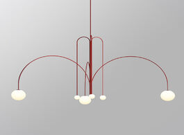 Foto van Lampen verlichting nordic pendant lights postmodern iron glass ball hanglamp for living room bedroom