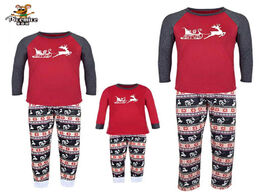 Foto van Baby peuter benodigdheden family look christmas pajamas 2020 new year men women child clothes set da