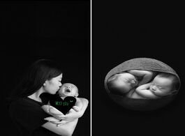 Foto van Baby peuter benodigdheden 150cm 200cm black fabric solid photo backdrops studio background newborn p