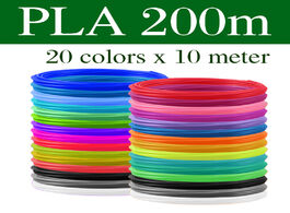 Foto van Computer pla abs filament for 3d pen print plastic 10 20 rolls 10m diameter 1.75mm 200m printer
