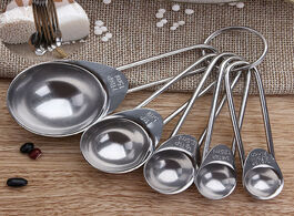 Foto van Huis inrichting 5pcs home kitchen measuring spoons cooking cups teaspoons utensil stainless steel ba