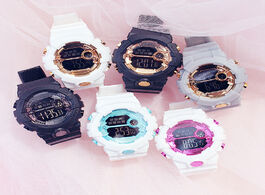 Foto van Horloge hot sale women men silicone digital watches luxury fashion sports wristwatches for christmas