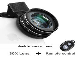 Foto van Telefoon accessoires 37mm 15x macro lens 4k hd professional photography phone camera for eyelashes d