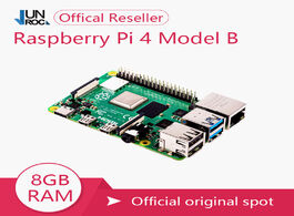 Foto van Computer new original official raspberry pi 4 model b ram 2g4g8g core 1.5ghz 4k micro hdmi pi4b 3 sp