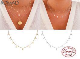 Foto van Sieraden 925 sterling sliver choker necklace multistring aaaaa zircon clavicle for women fine jewelr