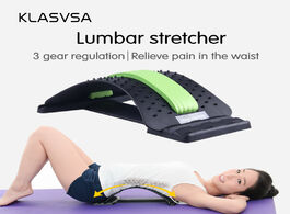 Foto van Schoonheid gezondheid klasvsa back massager magic stretcher equipment relax mate lumbar support spin
