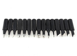 Foto van Gereedschap 100 brand new and black metal solder iron tips tip lead free screwdriver 900m t series s