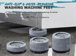 Foto van: Woning en bouw 4pcs anti slip and noise reducing washing machine feet non mats refrigerator vibratio