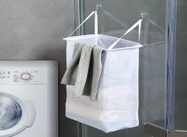 Foto van Huis inrichting wall mounted laundry basket home dirty clothes bucket bag dust hamper washing toy st