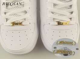 Foto van Sieraden custom name shoe buckle personalized stainless steel nameplate buckie gold silver color cha
