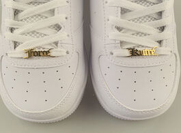 Foto van Sieraden custom name shoe buckle for women men personalized old english letter stainless steel namep