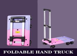 Foto van Huis inrichting b life folding hand truck 6 wheel roate 200kg 440lbs heavy duty break system solid c