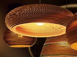 Foto van Lampen verlichting vintage rattan chandelier classic amber color led pendant lights modern ceiling l
