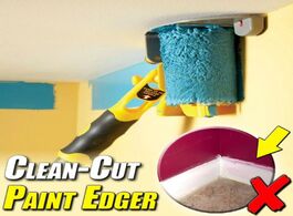 Foto van Woning en bouw small hand held clean cut paint edger roller brush safe tool portable for home wall c