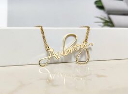 Foto van Sieraden doremi custom necklaces personalized name jewelry personality letter choker with for women 