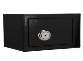 Foto van Beveiliging en bescherming durable strong high security steel safe box key operated money cash stora