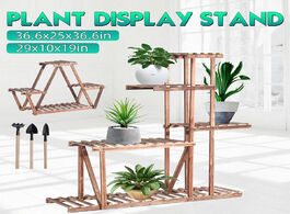 Foto van Meubels 5 6 tier wooden plant flower stand rack shelves bonsai display shelf yard garden patio balco