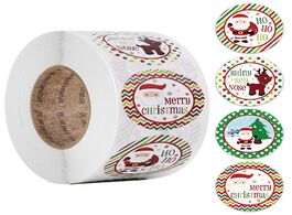 Foto van Kantoor school benodigdheden 50 500pcs snowman christmas stickers gift decoration sticker packaging 