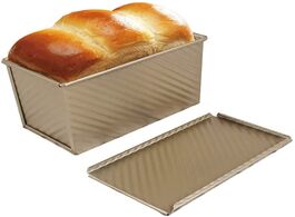 Foto van Huis inrichting rectangular carbon steel non stick toast box mold with cover bread eco friendly baki