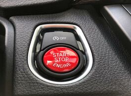 Foto van Auto motor accessoires car start stop engine push switch buttons trim for bmw f30 f10 f34 f15 f25 f4