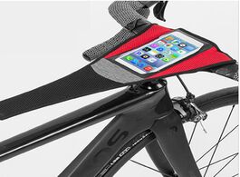Foto van Sport en spel road mountain bicycle bike sweat absorb guard strap net cover with phone pouch