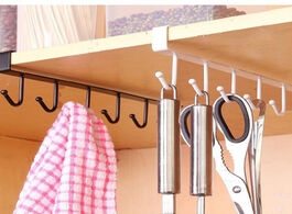 Foto van Huis inrichting 1pcs bearing free of punch storage shelf hanging cap paper shelves kitchen iron mult