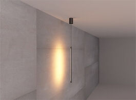 Foto van Lampen verlichting minimalist bedroom bedside pendant light modern living room tv wall led lamp geom