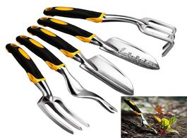 Foto van Gereedschap 5 piece gardening tools set including trowel transplanted cultivator weeder weeding fork