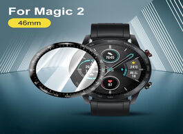 Foto van Elektronica soft fibre glass protective film cover for huawei honor magic 2 46mm gt2 smartwatch full