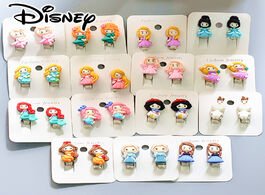 Foto van Speelgoed disney princess earrings cute cartoon frozen children baby ear clip jewelry girls kids fas