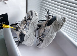 Foto van Schoenen 2020 fashion sneakers women shoes platform s mesh vulcanized brand running breathable casua