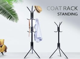 Foto van Meubels metal hangers hat coat display floor standing rack 6 12 hooks clothes hanger bedroom clothin