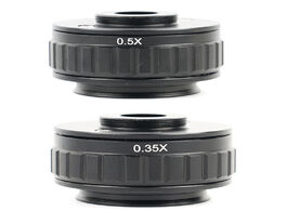 Foto van Gereedschap 0.35x 0.5x c mount lens adapter focus adjustable camera installation to new type trinocu