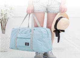 Foto van Tassen foldable easy travel bags portable large capacity clothes storage luggage organizer waterproo