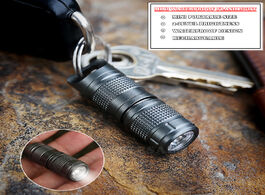 Foto van Beveiliging en bescherming mini waterproof self defense flashlight aluminum alloy emergency led ligh