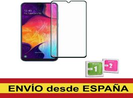 Foto van Telefoon accessoires tempered glass protector for samsung galaxy a50 black front full