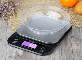 Foto van Huis inrichting 3kg 5kg 10kg 0.1g digital scale led portable electronic kitchen scales food balance 
