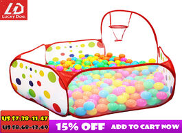 Foto van Speelgoed ball pool with basket children toy ocean pit baby playpen tent outdoor toys for ballenbak