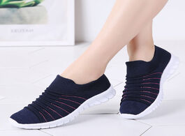 Foto van Schoenen summer casual socks shoes for women 2020 fashion woman flats slip on lightweight breathable