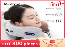 Foto van Schoonheid gezondheid electric neck massager u shaped pillow multifunctional portable shoulder cervi