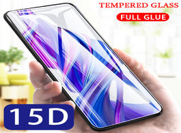 Foto van Telefoon accessoires 15d tempered glass for huawei honor 9x pro screen protector full glue safety pr