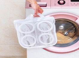 Foto van Huis inrichting shoes washing bags for underwear bra airing dry tool mesh laundry bag protective org