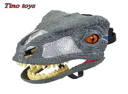 Foto van Speelgoed new velociraptor with sound effects dinosaur mask toy gift for boy fmb74