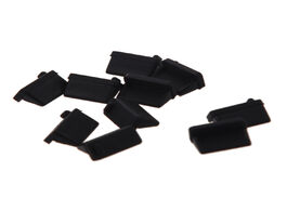 Foto van Telefoon accessoires 10 pcs silicone usb port plug dustproof stopper protection cap black hot