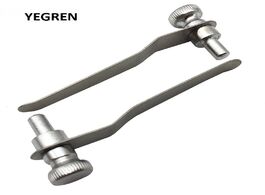 Foto van Gereedschap yegren 5.5 cm or 8.2 stainless steel presser holder one pair working stage clips for ste