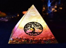 Foto van Sieraden aura reiki orgonite pyramid ariel maripura sahasrara chakra love crystal bring lucky stone 